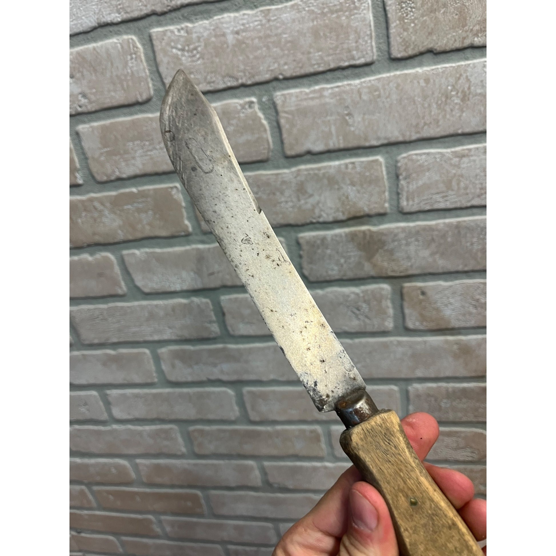 Vintage Shapleigh's Old Hickory Hammer Forged 1843 Butcher Knife 13” + Others