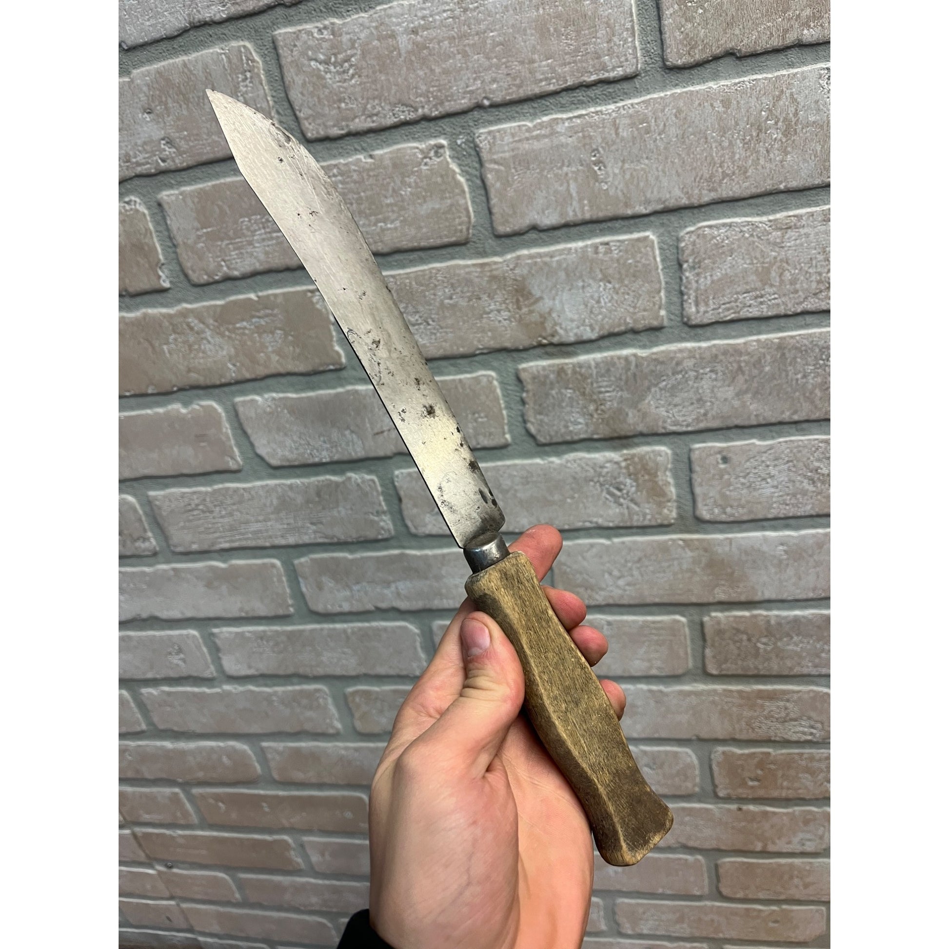 Vintage Shapleigh's Old Hickory Hammer Forged 1843 Butcher Knife 13” + Others