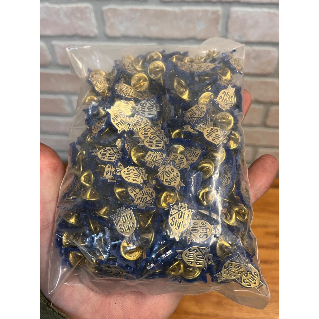 Vintage 1950s Heileman's Old Style Beer Plastic Pins NOS NEW Bag 100+ Lacrosse