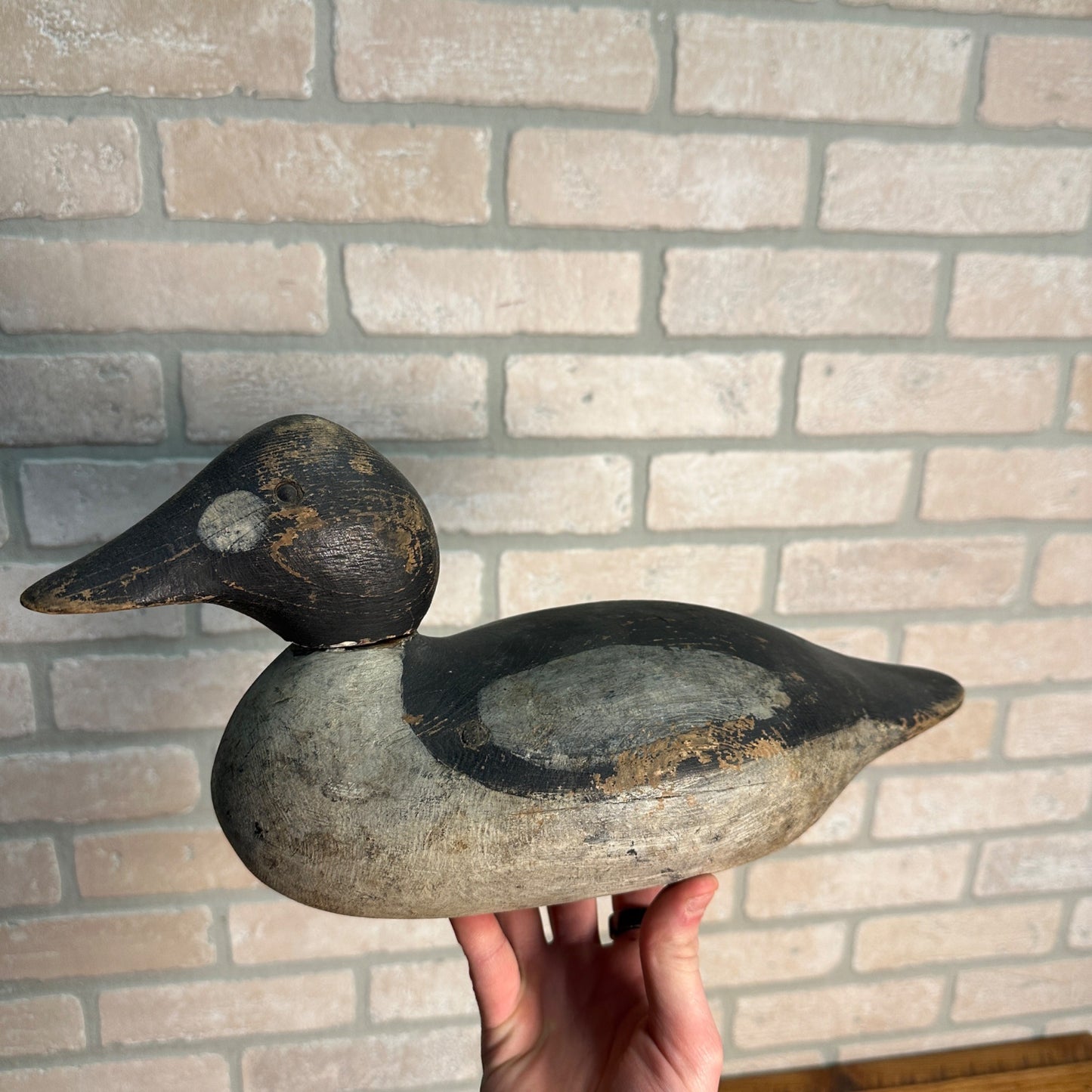 Mason Tackeye Goldeneye Tack Eye Duck Decoy Original Paint Wooden