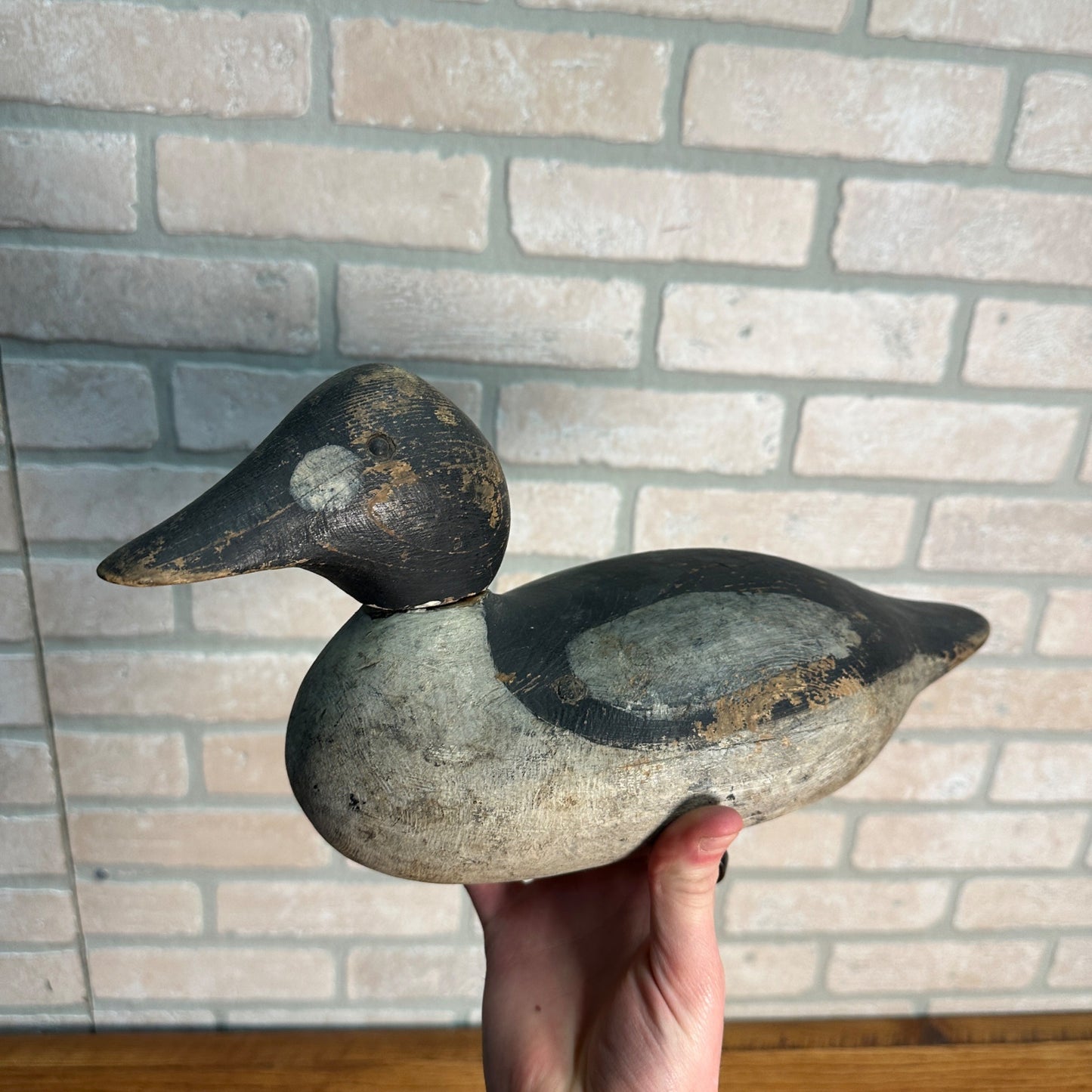 Mason Tackeye Goldeneye Tack Eye Duck Decoy Original Paint Wooden