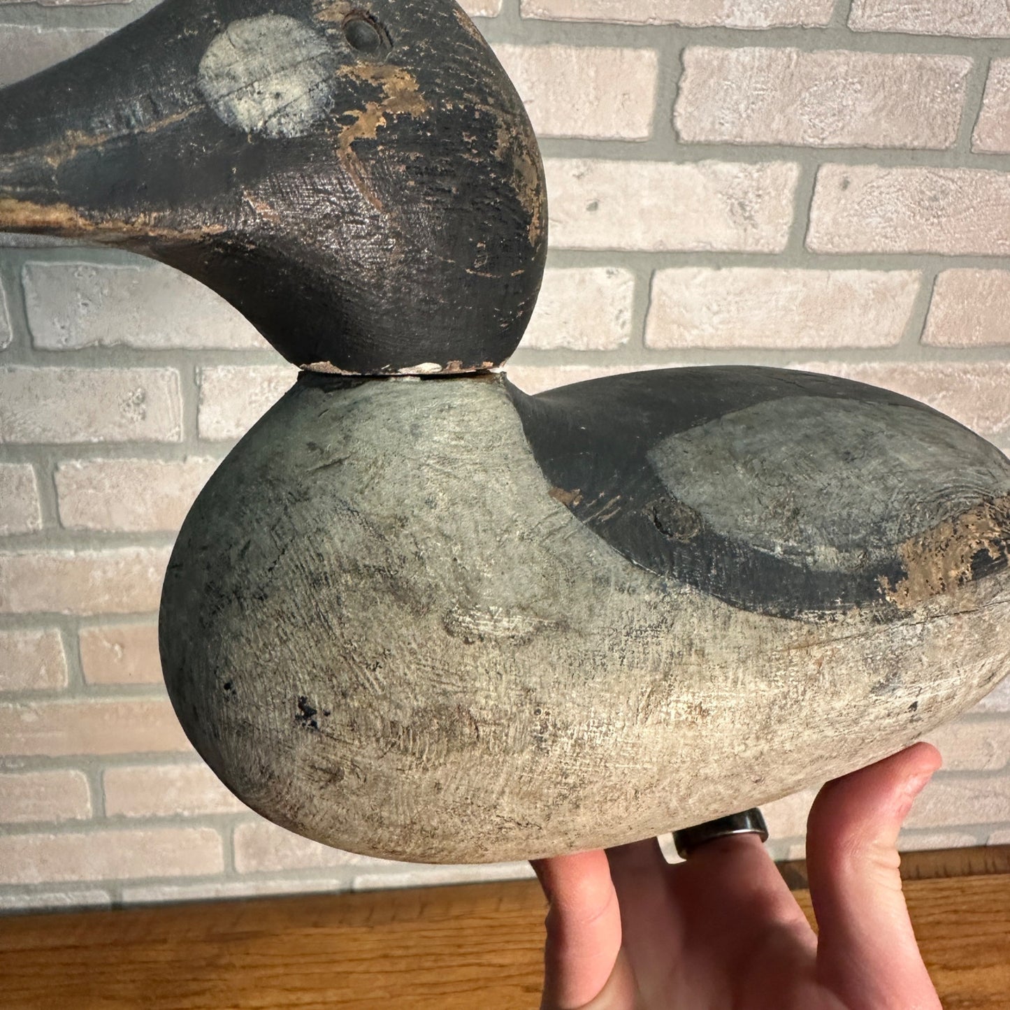 Mason Tackeye Goldeneye Tack Eye Duck Decoy Original Paint Wooden