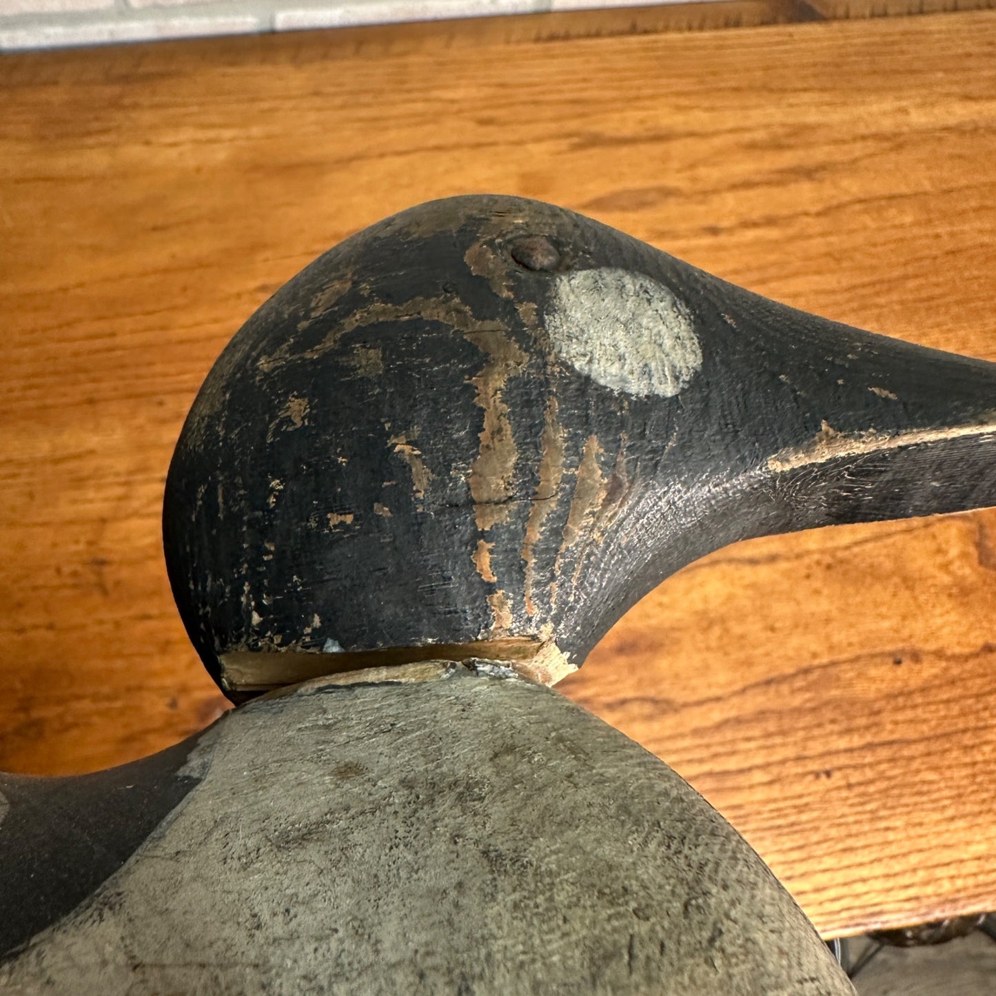 Mason Tackeye Goldeneye Tack Eye Duck Decoy Original Paint Wooden