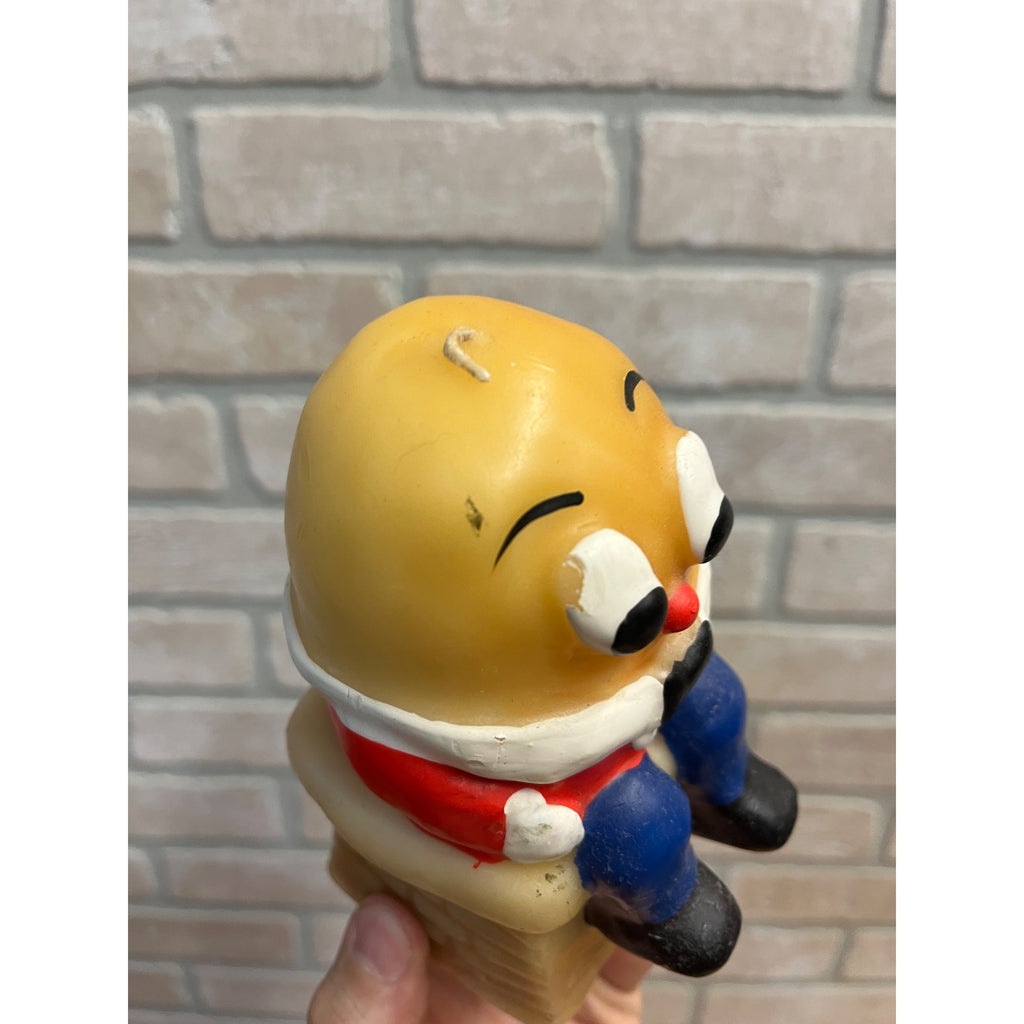 Vintage Humpty Dumpty Candle Unused Wax Statue Lenox Mexico Old Nursery Tale
