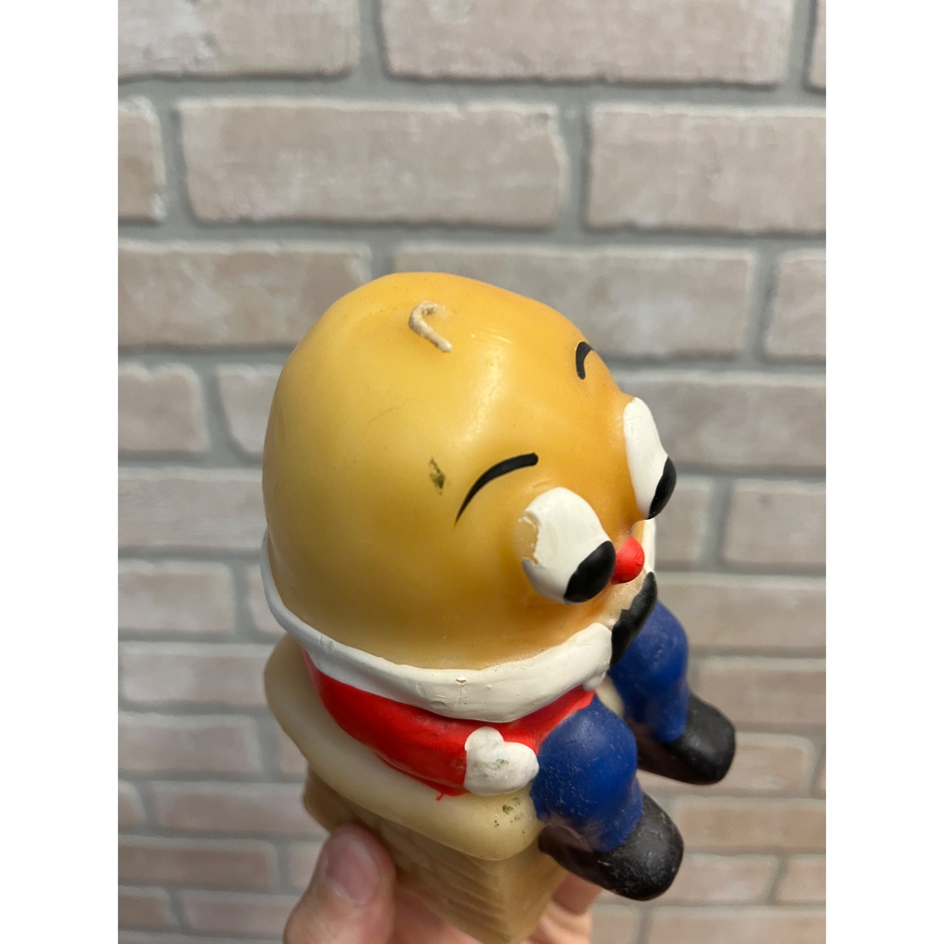 Vintage Humpty Dumpty Candle Unused Wax Statue Lenox Mexico Old Nursery Tale