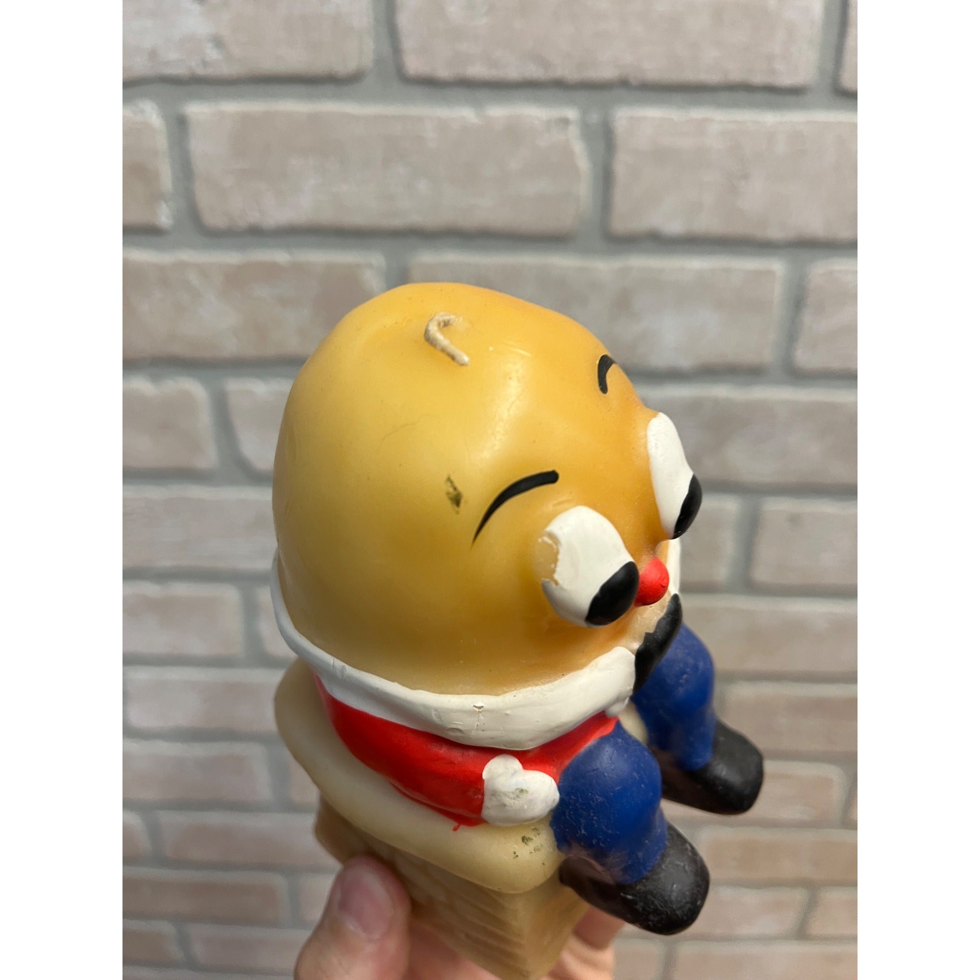 Vintage Humpty Dumpty Candle Unused Wax Statue Lenox Mexico Old Nursery Tale