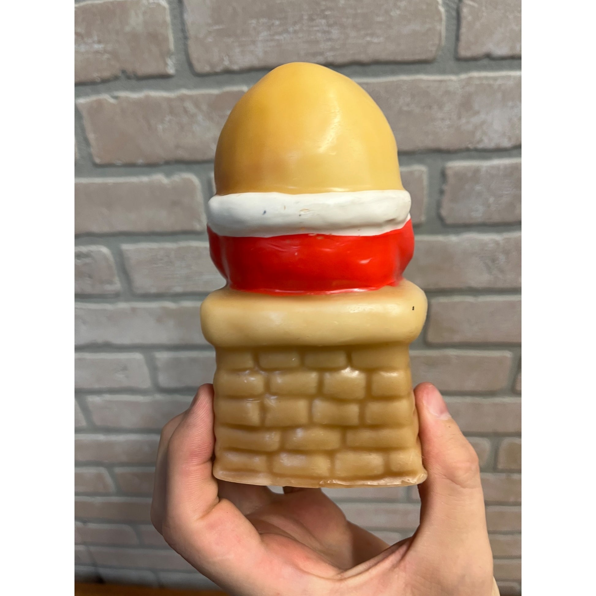 Vintage Humpty Dumpty Candle Unused Wax Statue Lenox Mexico Old Nursery Tale