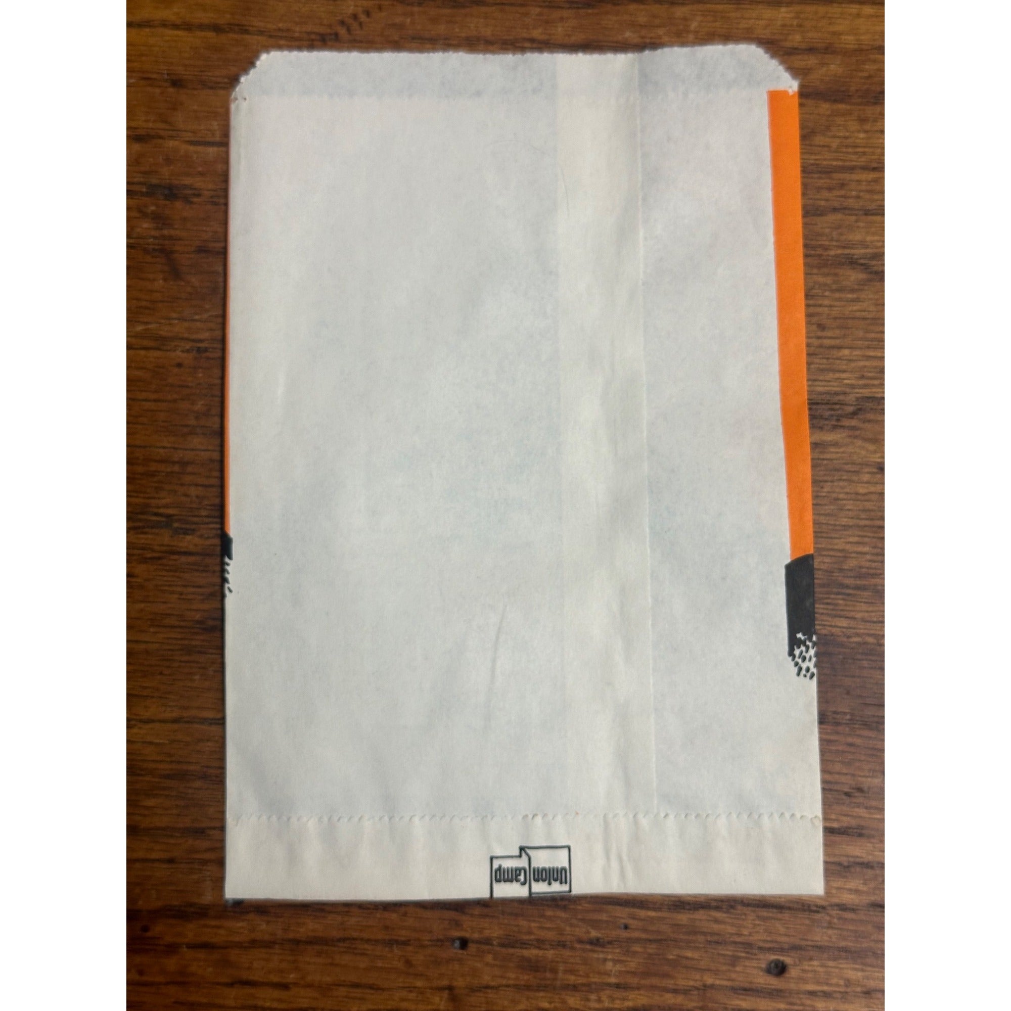 Vintage 1960s Halloween Trick or Treat Paper Bag UnionCamp Witch Haunted House