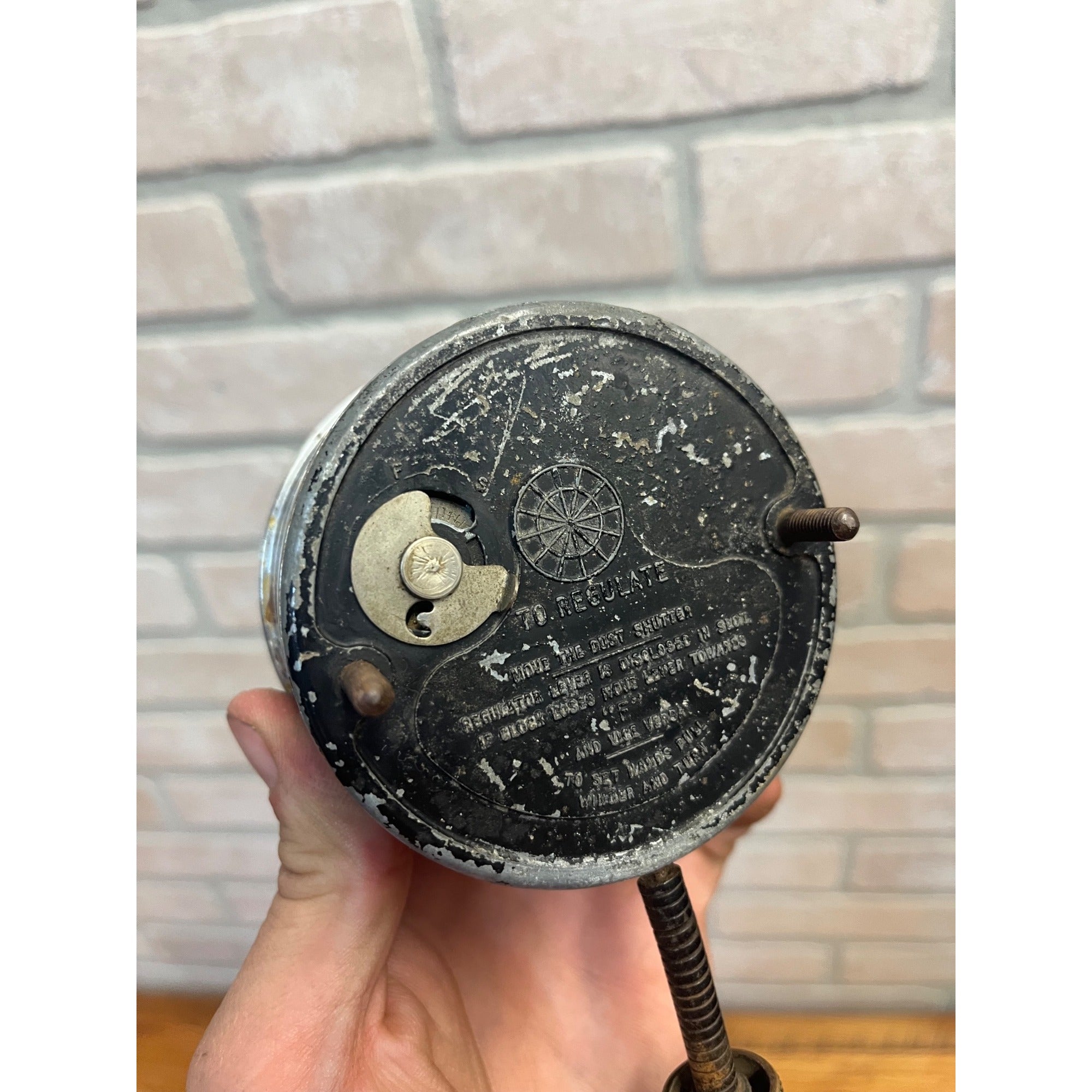 Vintage Smiths 8-Day Mechanical Automobile Dashboard Clock