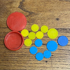 Vintage Trix Cereal Rabbit TiddlyWinks Mini Game 1960s