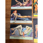 Vintage 1940s Curt Teich Modern Girl Comics Pinup Risque Postcards Lot (6)