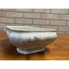 Antique Alfred Meakin Moss Rose Covered Serving Dish Ironstone China England
