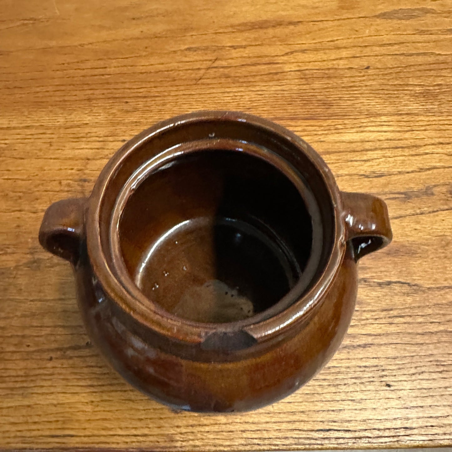 Red Wing Stoneware Advertising Bean Pot Crock Whitewater Wi Wis Wisconsin