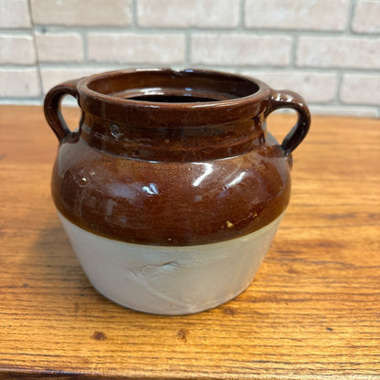 Red Wing Stoneware Advertising Bean Pot Crock Whitewater Wi Wis Wisconsin