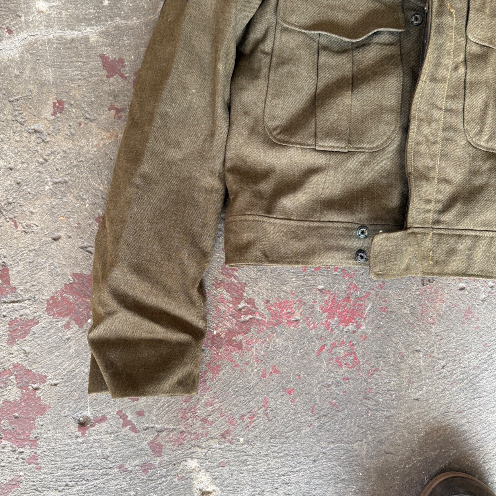 Vintage WW2 Korea Army Jacket Size 38 Military Uniform