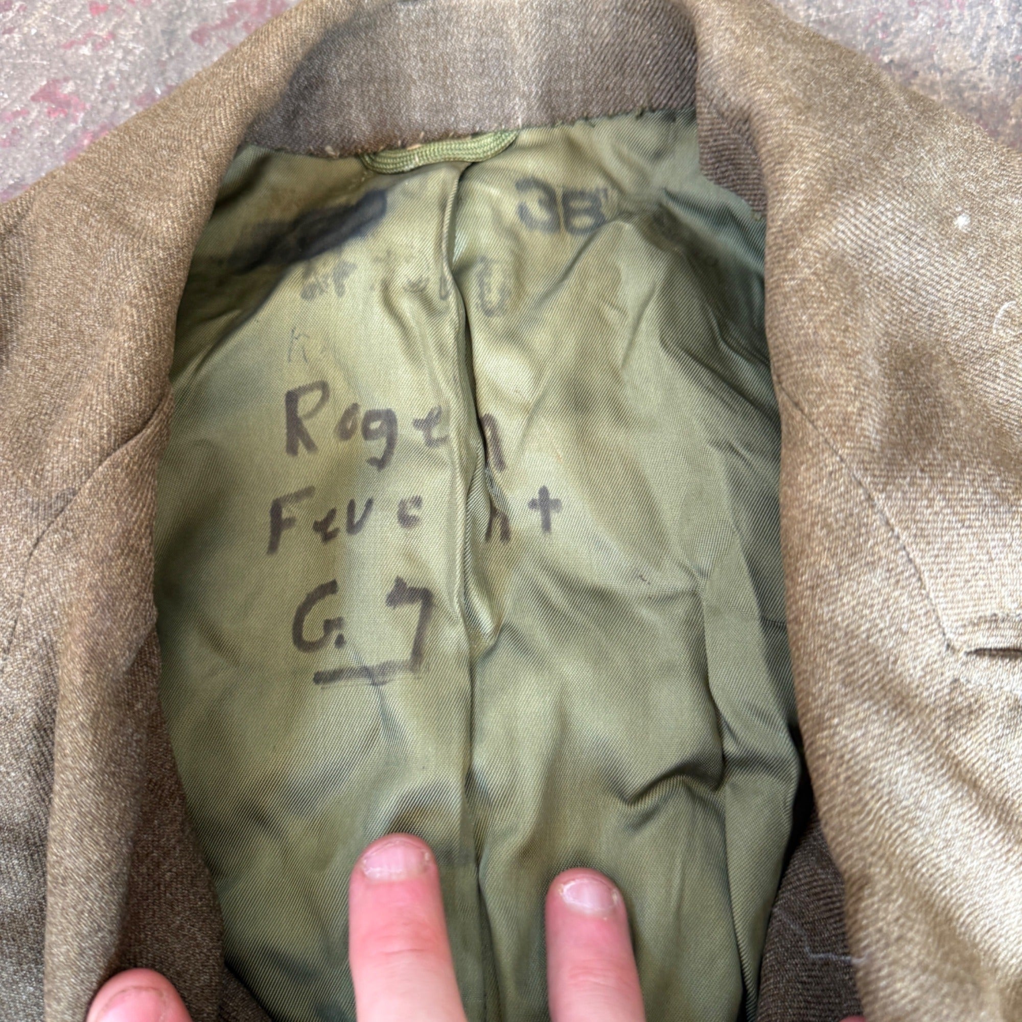 Vintage WW2 Korea Army Jacket Size 38 Military Uniform