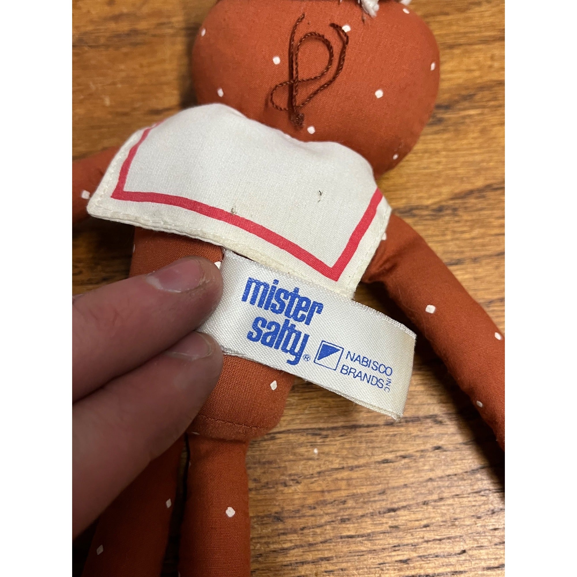 Vintage Nabisco 10" Mister Salty Pretzel Plush/Stuffed