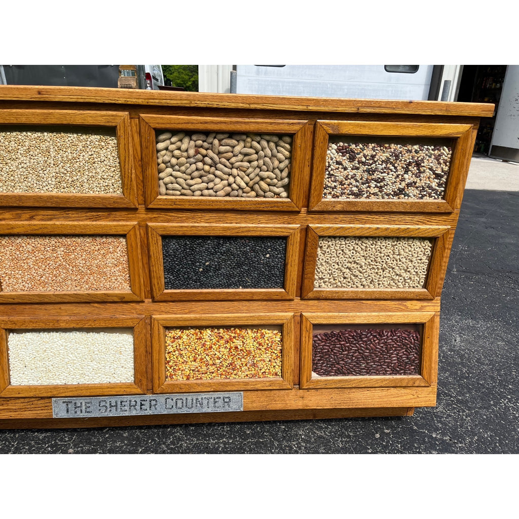 Antique 1900s Country Store Sherer Brand Seed Grain Bean Counter - Pristine!