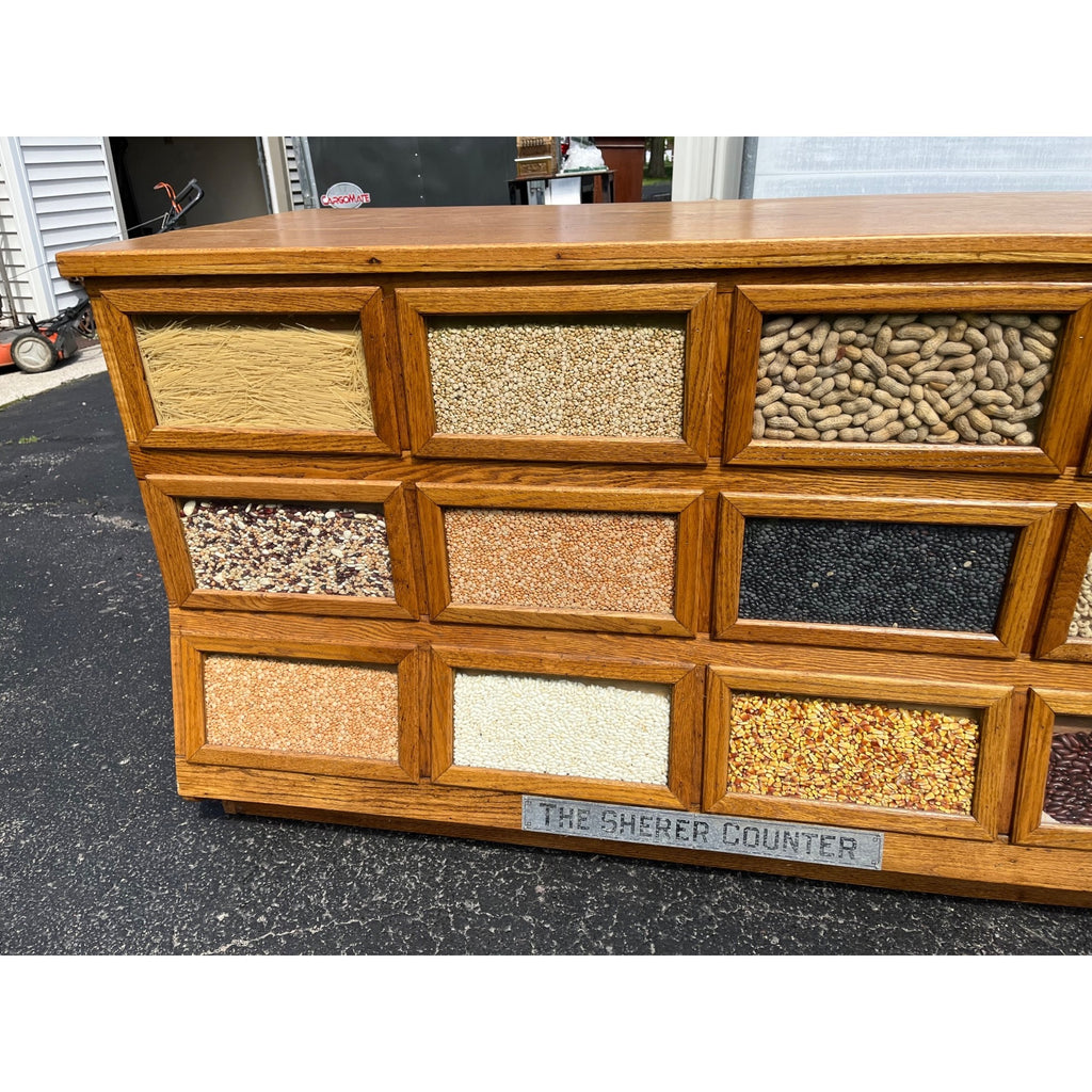Antique 1900s Country Store Sherer Brand Seed Grain Bean Counter - Pristine!