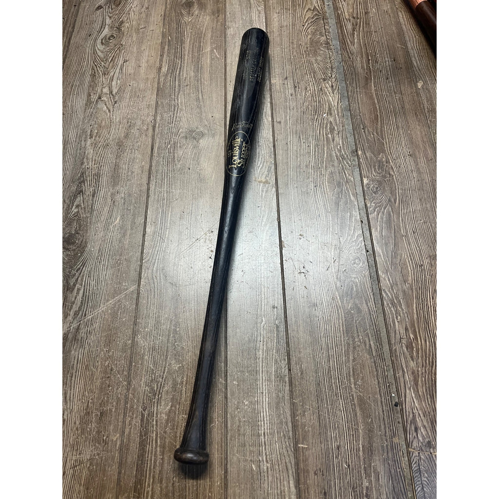 Webster Garrison Original Game Used Baseball Bat MLB Louisville Rockies
