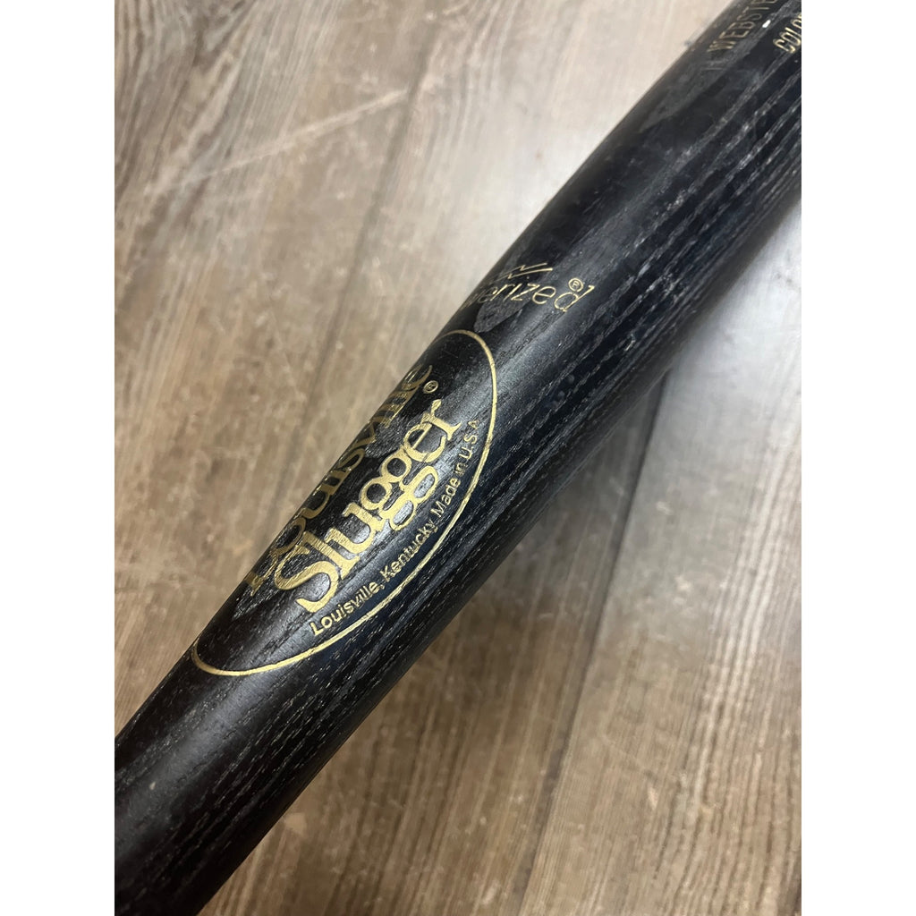 Webster Garrison Original Game Used Baseball Bat MLB Louisville Rockies