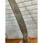 Antique Early Primitive Harvest Knife Cutter Tool Cabin Wall Decor