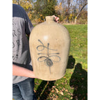 Red Wing Stoneware 4 Gallon Jug  Salt Glazed Bee Sting Lazy Eight Cobalt Crock