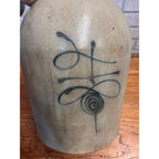 Red Wing Stoneware 4 Gallon Jug  Salt Glazed Bee Sting Lazy Eight Cobalt Crock