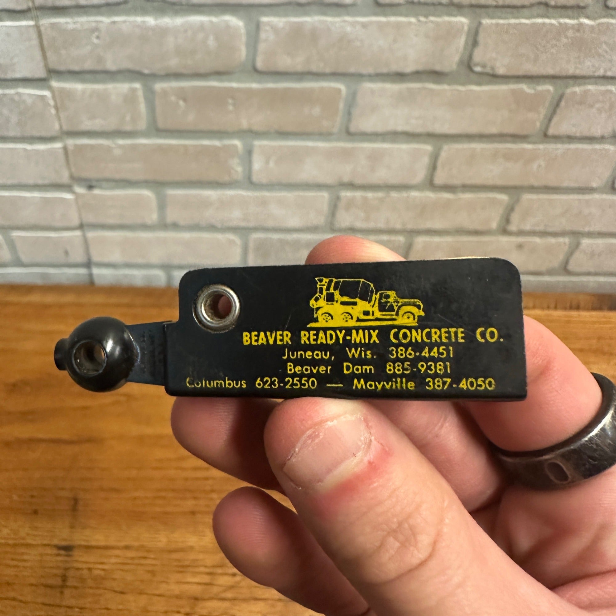 Vintage Mayville Beaver Dam Ready-Mix Concrete Little Black Book Advertisign Wis