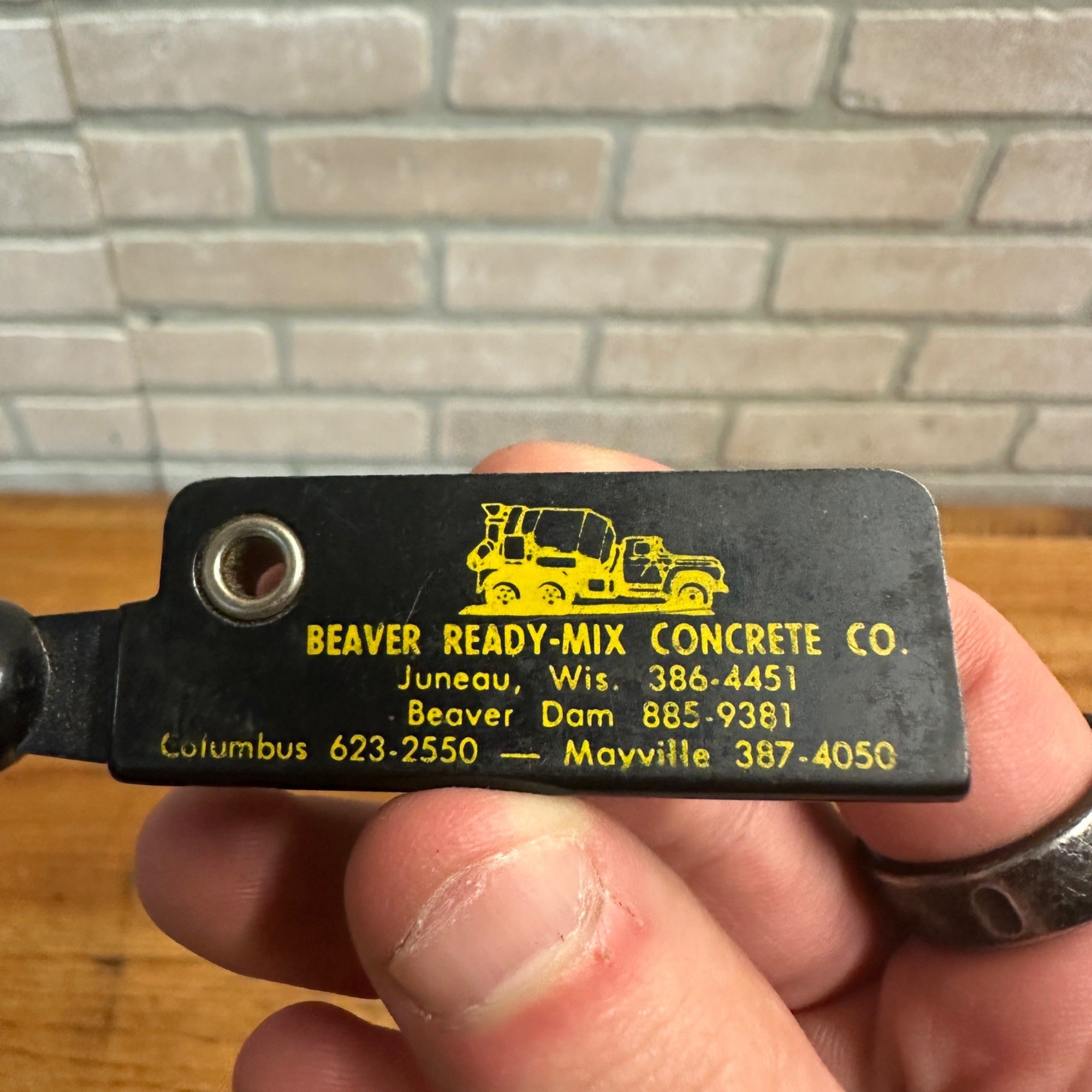 Vintage Mayville Beaver Dam Ready-Mix Concrete Little Black Book Advertisign Wis