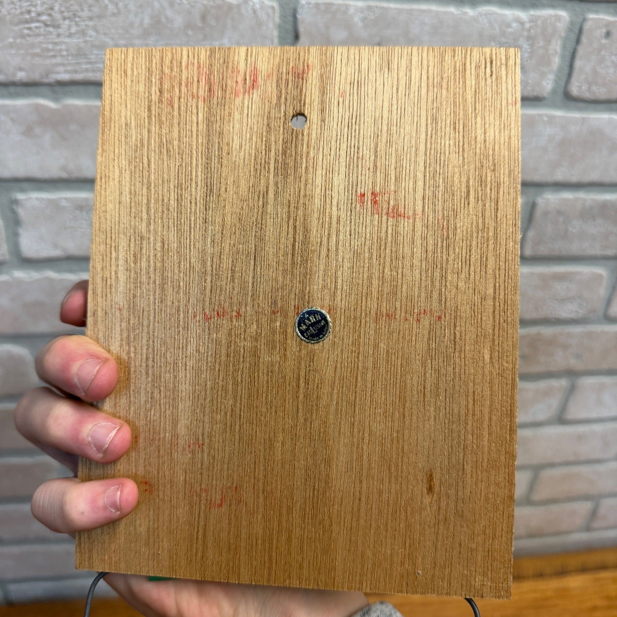 Vintage 60s Bathroom Wall Sign Kitsch Humor Toilet Paper Holder Wisconsin Dells