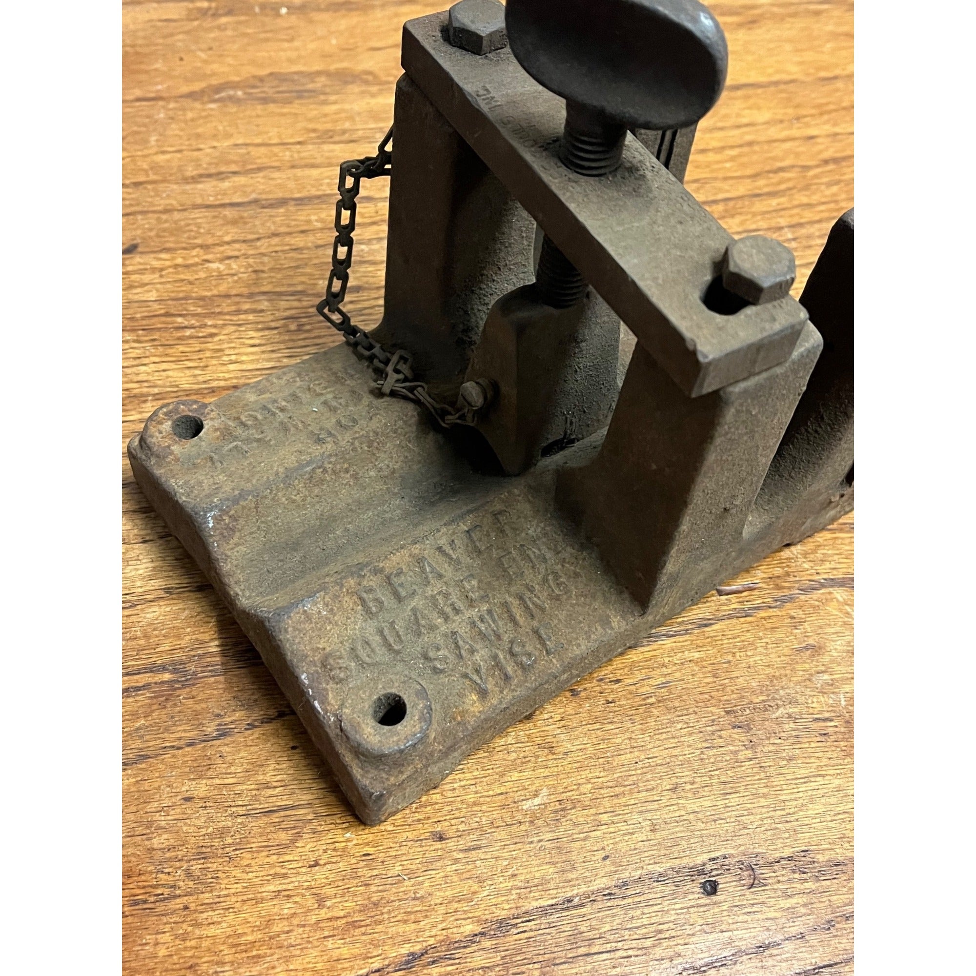 Vintage Beaver Pipe Tools Inc Square End Sawing Vise for Thin Wall Tubing