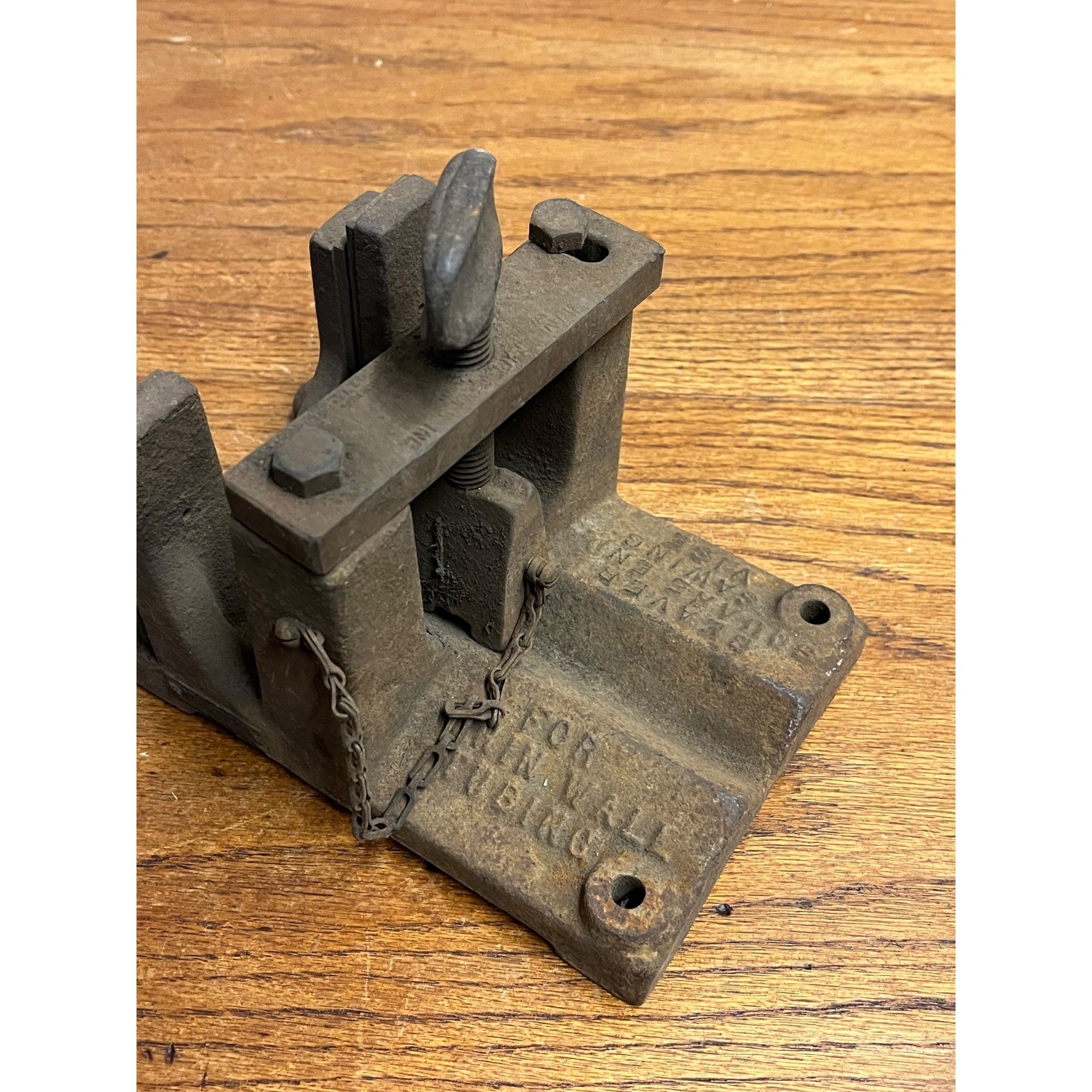 Vintage Beaver Pipe Tools Inc Square End Sawing Vise for Thin Wall Tubing