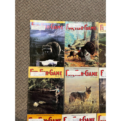 Vintage 1991 Fur, Fish, & Game Full Year Hunting Fishing Outdoorsman Magazines
