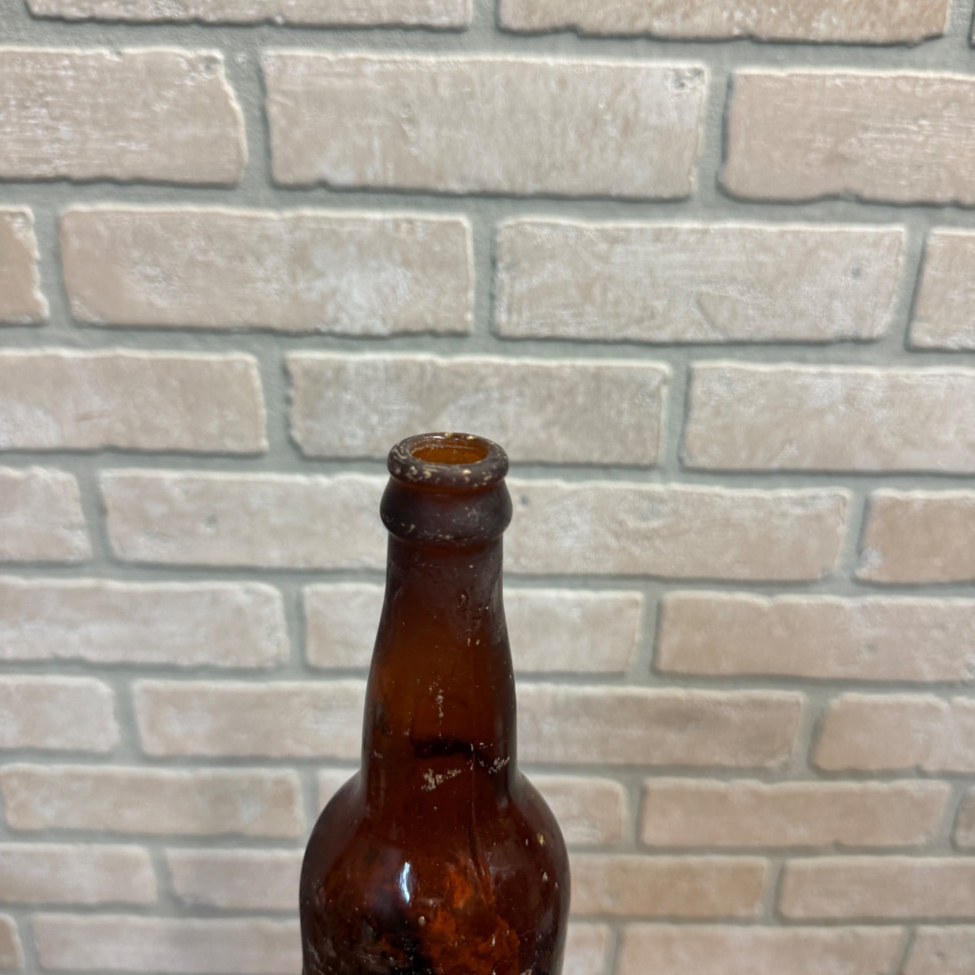 Pre-Pro Schlitz Brewing Company Milwaukee Vintage Amber Beer Bottle Wis - Globe