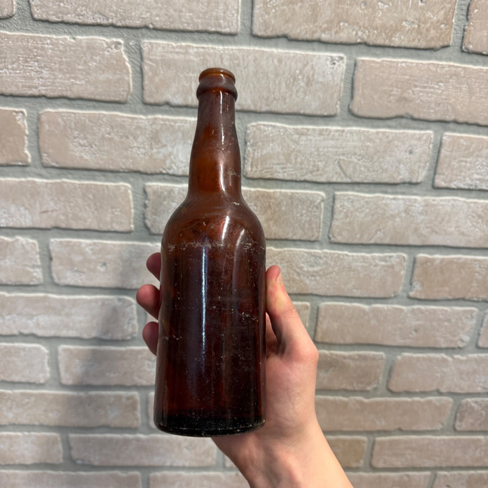 Pre-Pro Schlitz Brewing Company Milwaukee Vintage Amber Beer Bottle Wis - Globe