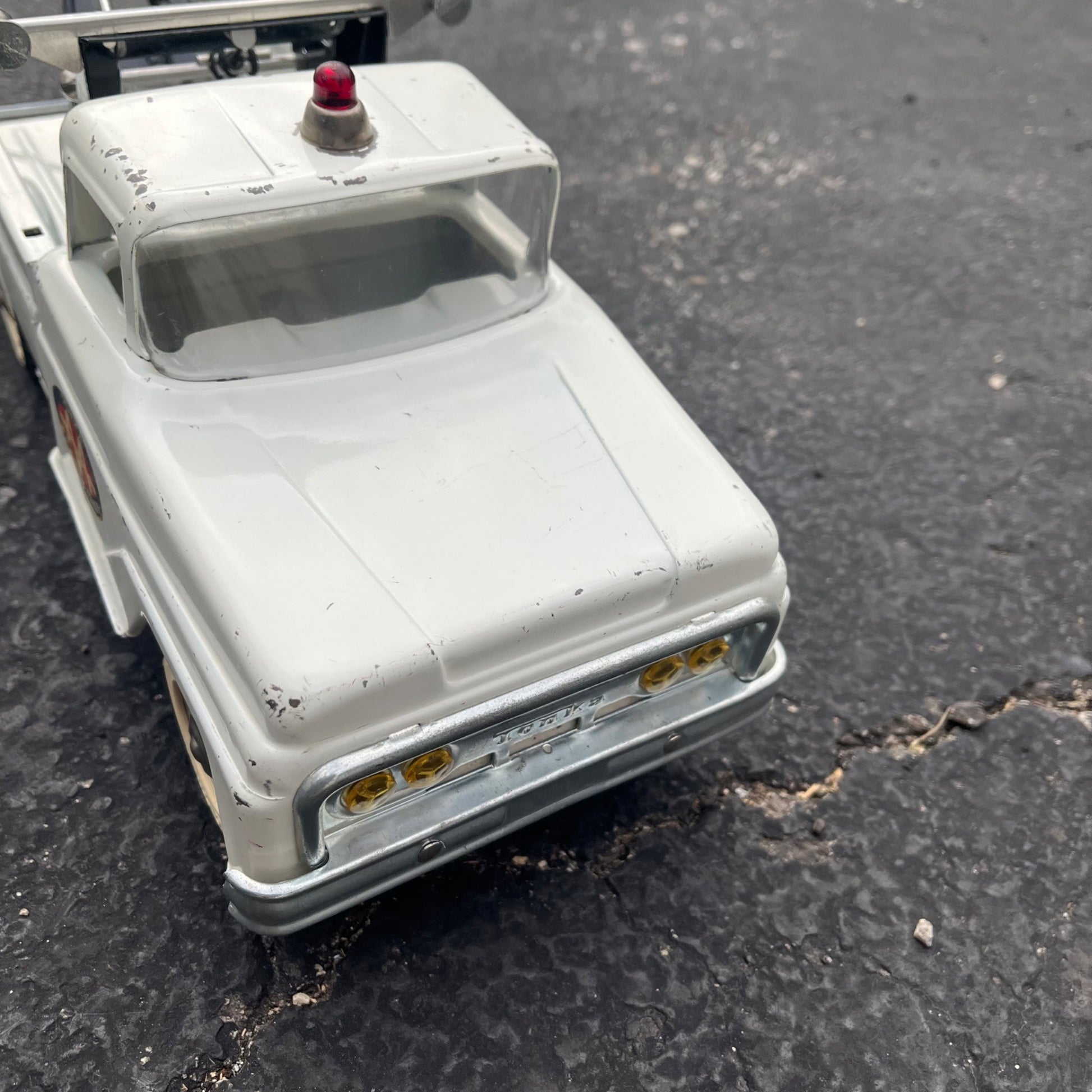 Vintage 1960s Tonka AA Wrecker Tow Truck Dodge Pressed Steel Toy