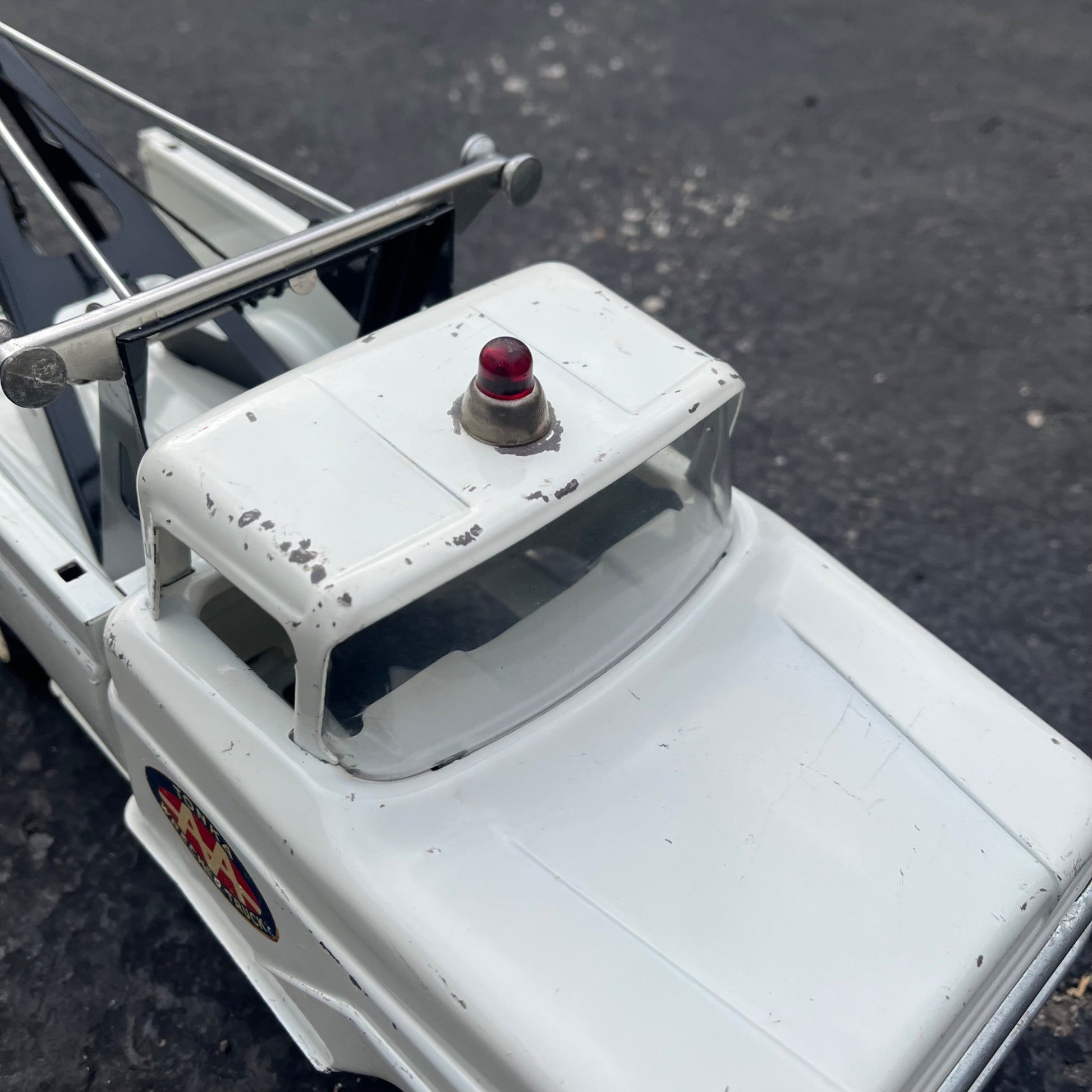 Vintage 1960s Tonka AA Wrecker Tow Truck Dodge Pressed Steel Toy