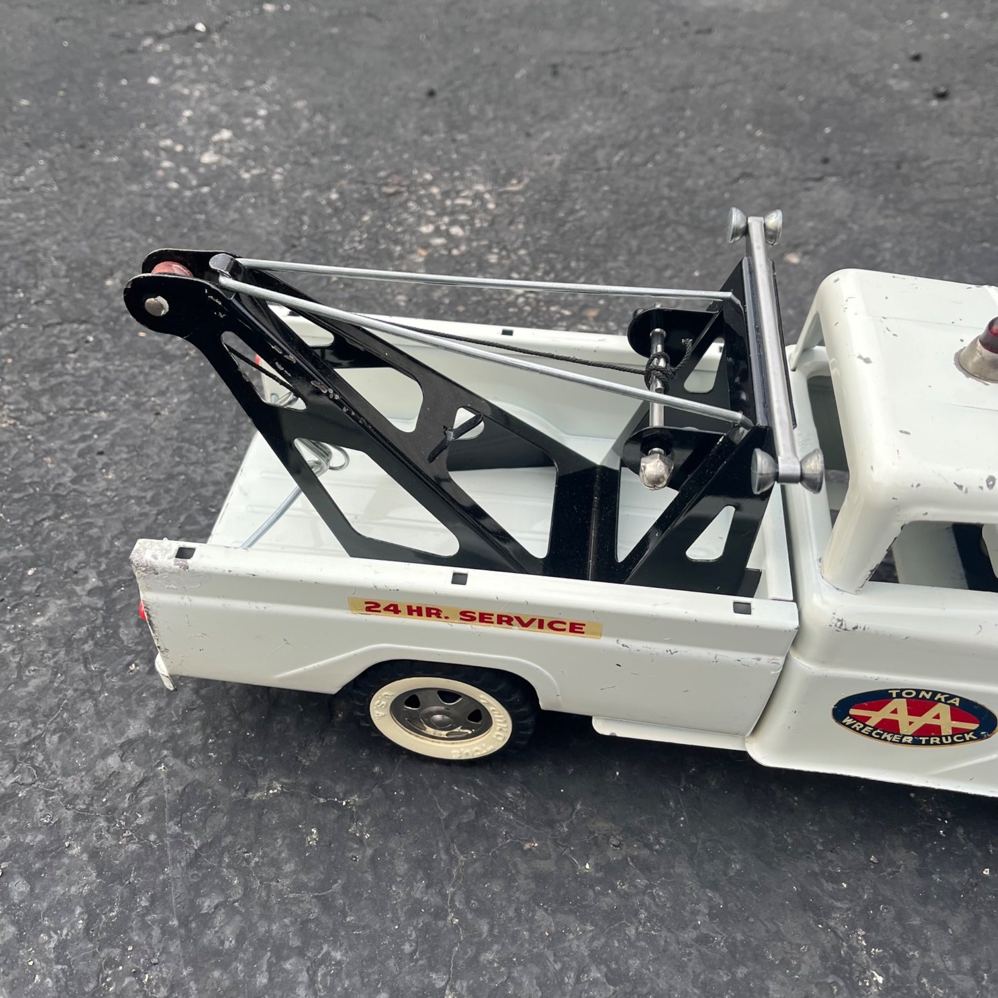 Vintage 1960s Tonka AA Wrecker Tow Truck Dodge Pressed Steel Toy