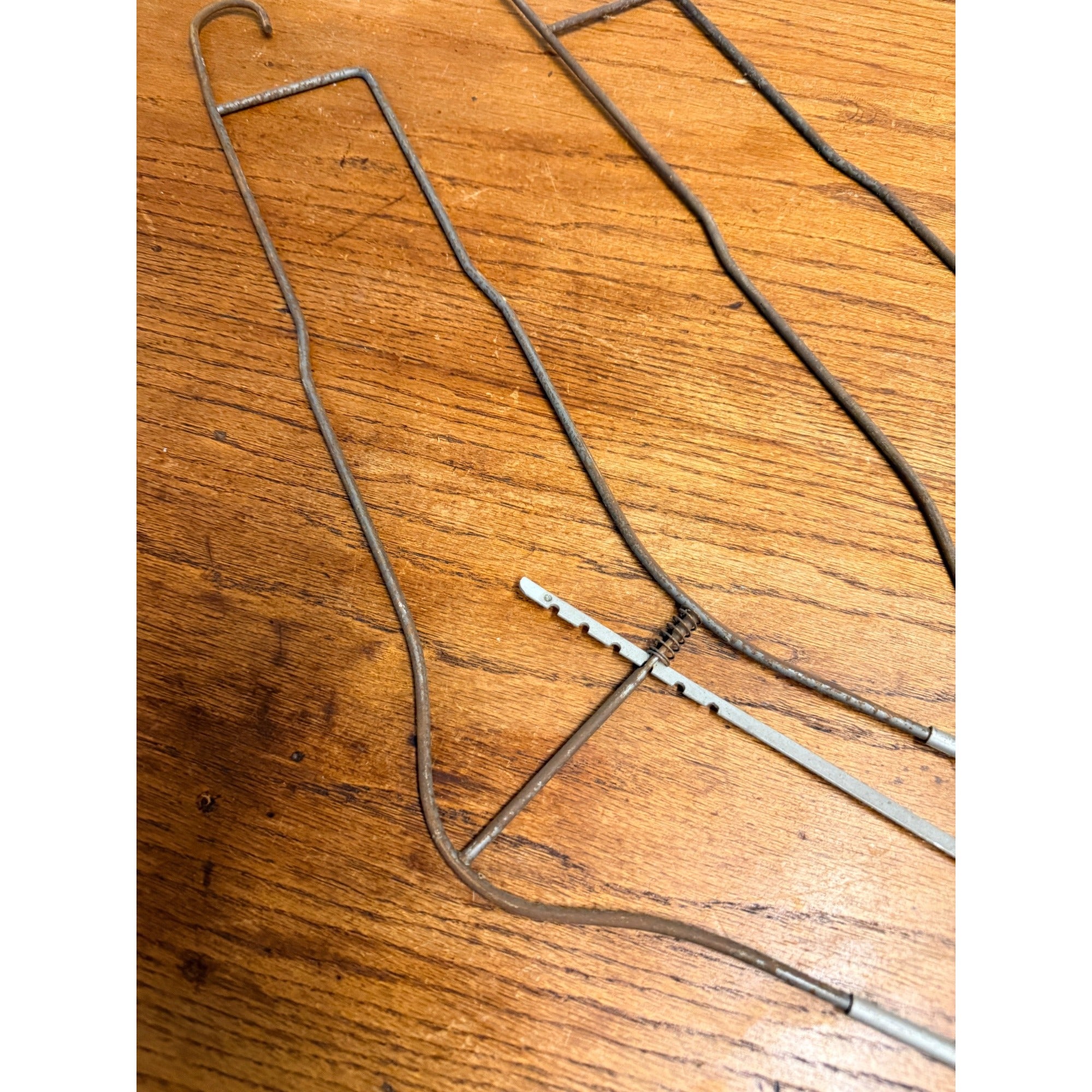 Vintage 1940s Adjustable Wire Sock/Wool Stocking Stretchers PAIR