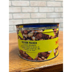 Vintage Lik Em Mix Nuts Peanut Tin 13 Oz Can Pittsburgh Snax Co Empty Keywind
