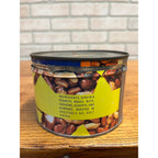 Vintage Lik Em Mix Nuts Peanut Tin 13 Oz Can Pittsburgh Snax Co Empty Keywind