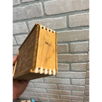 Vintage Halifax Brand Selected Boned Salt Codfish Wooden Box Slide Top