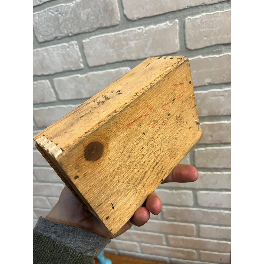 Vintage Halifax Brand Selected Boned Salt Codfish Wooden Box Slide Top