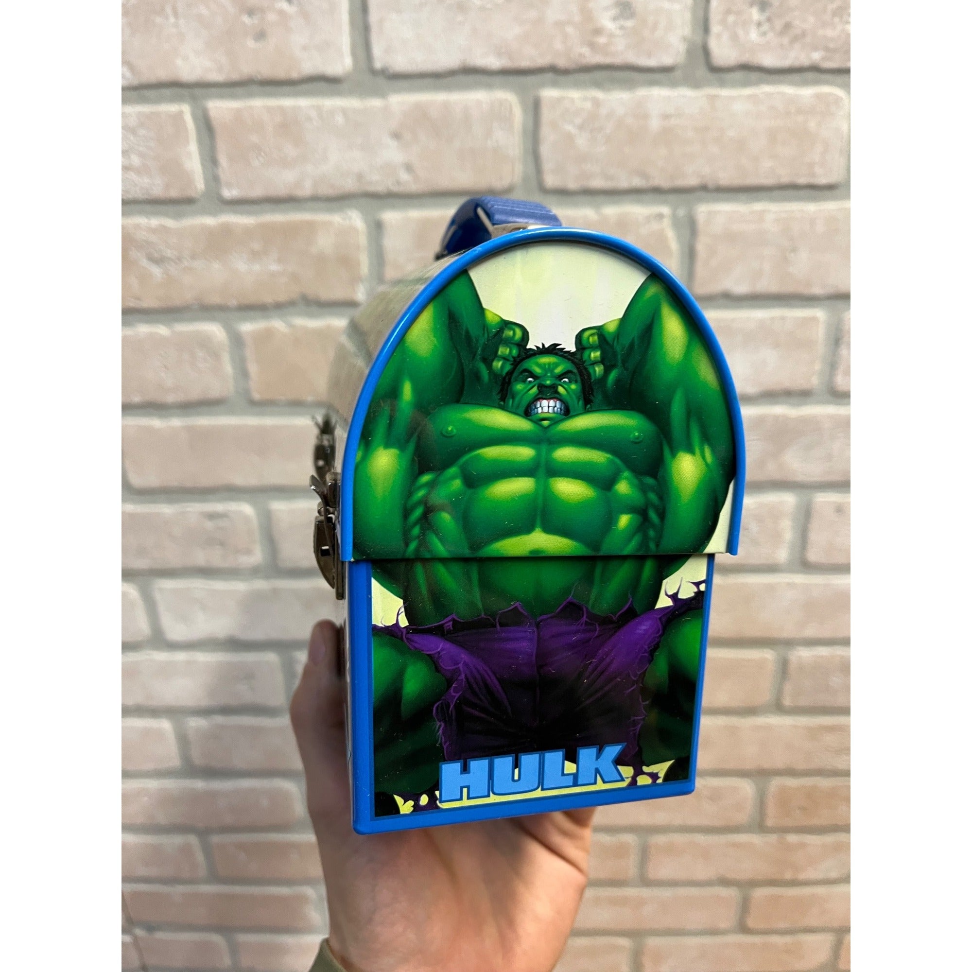 Incredible Hulk Tin Dome Lunch Box-The Hulk Movie 2003 Small