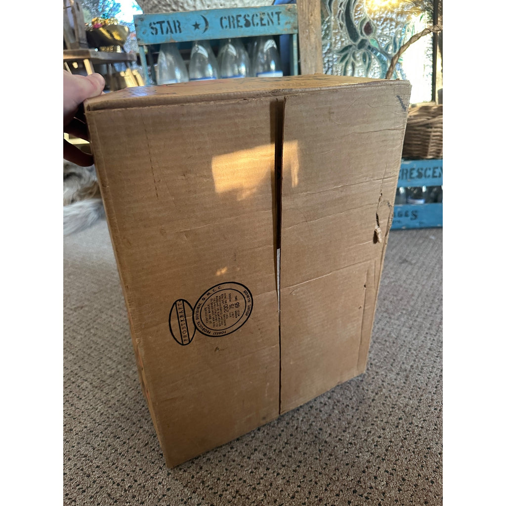 Vintage 1950s Hi-C Orange Drink Soda Cardboard Box Crate Hi Cecil