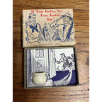 Vintage 1941 H. Fishlove & CO #749 WWII Army Navy Miniature Wooden Chamber Pot