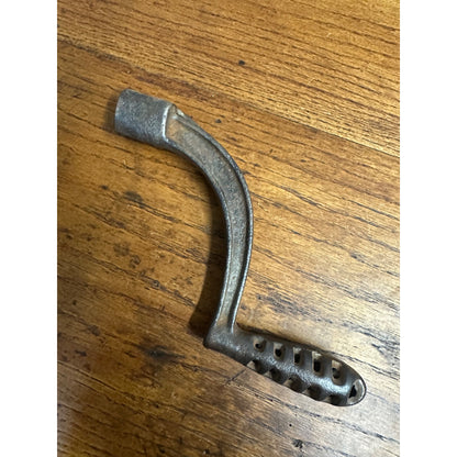 Antique Cast Iron Range Stove Tool Grate Shaker Handle Crank Triangle