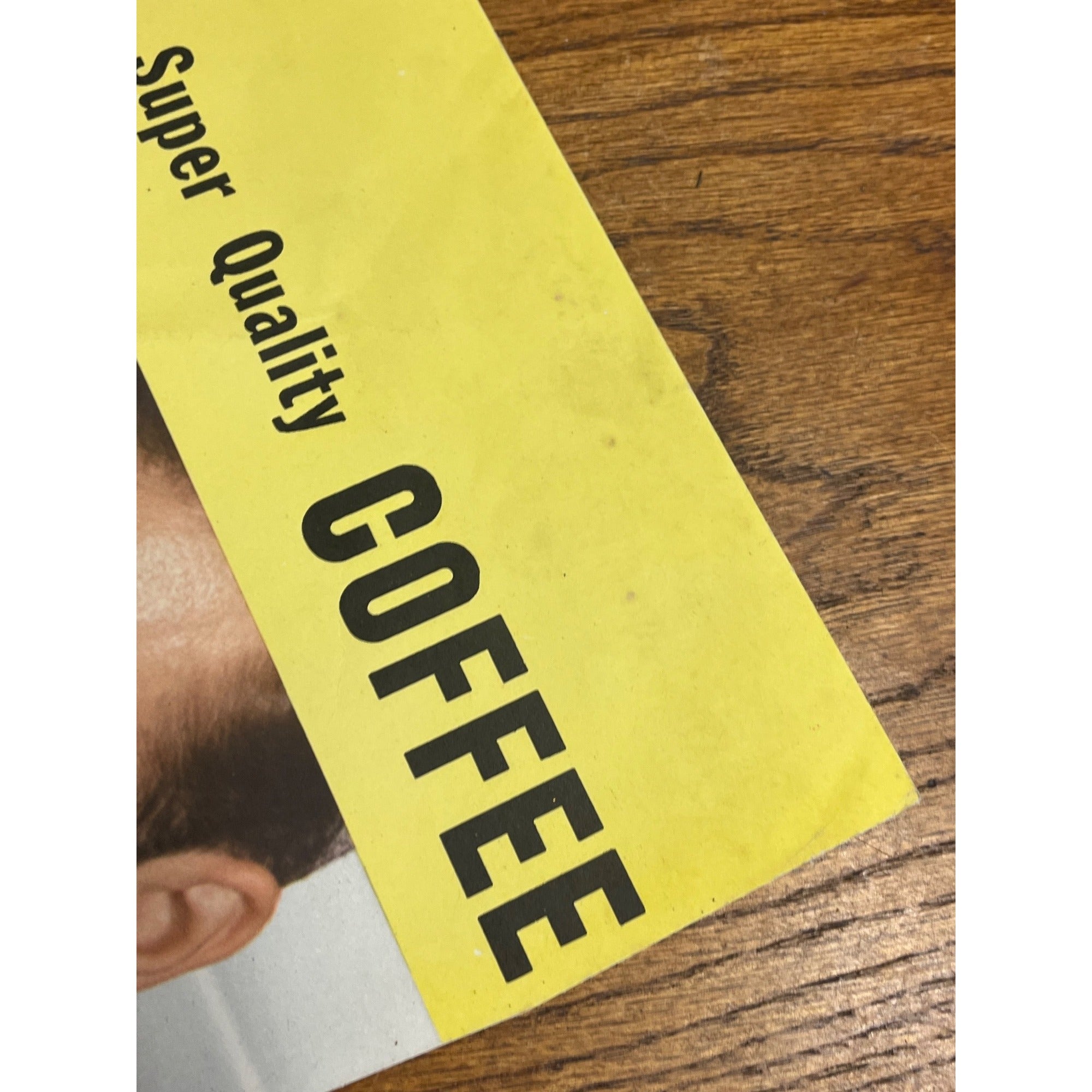 Vintage Gambles Coffee Poster Double Sided Hanger Advertising Store Sign