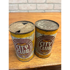 Vintage Schmidt's City Club Beer Flat Top Beer Can St Paul Minn Brewery Lot (2)